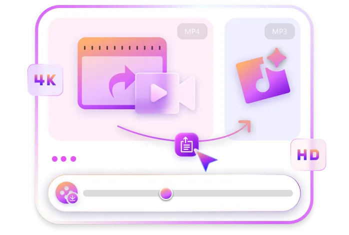 Download videos and audios from 10,000+ websites with one click.