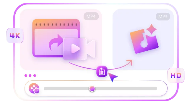 Download videos and audios from 10,000+ websites with one click. Support converting videos to MP4 or MP3 formats.
