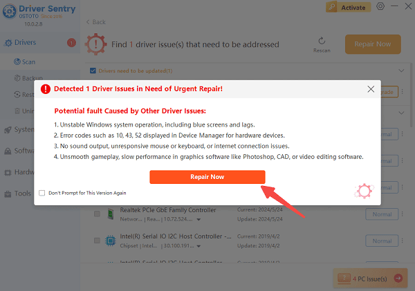use-driver-sentry-to-upgrade-drivers