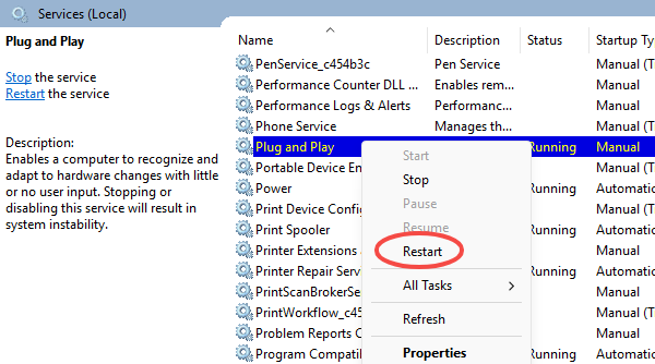 restart-the-plug-and-play-service
