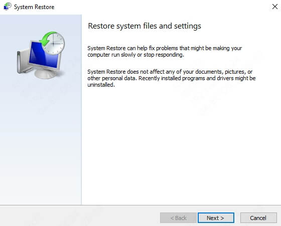 run-system-restore