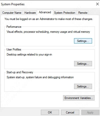 system-performance-settings