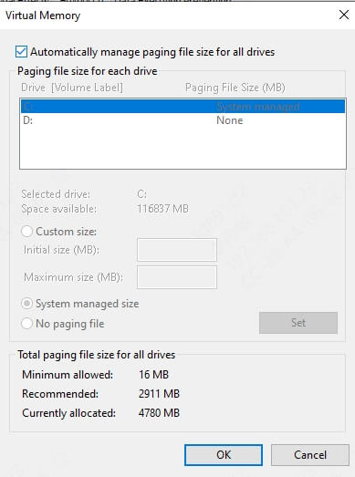 uncheck-automaticallly-manage-files