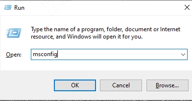 msconfig