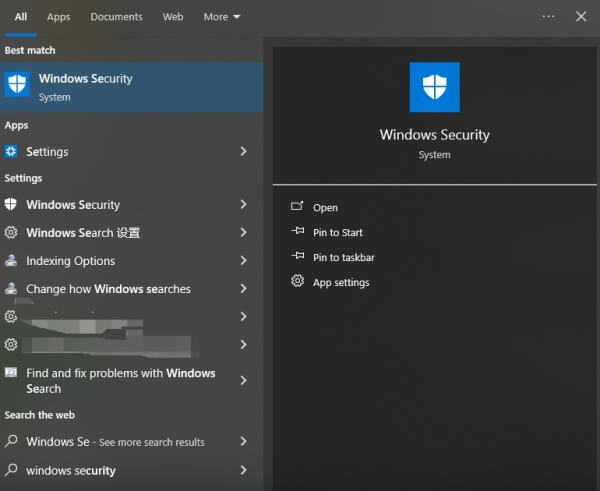 open-windows-security