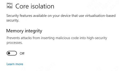 turn-off-memory-integrity