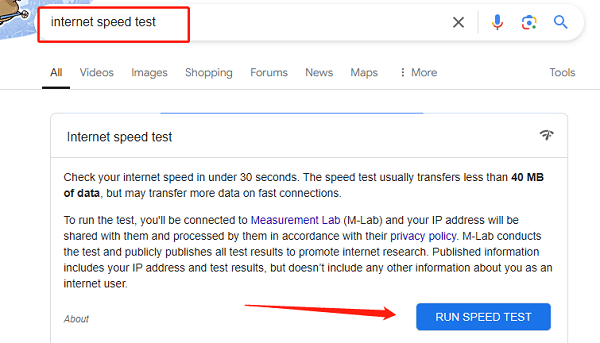 test-internet-speed
