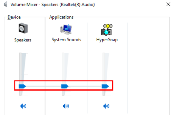 Volume Levels