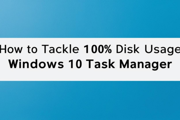 100 disk usage windows 10