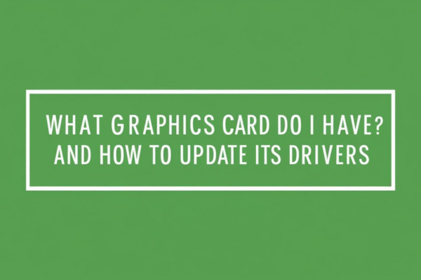 how to see my graphics card