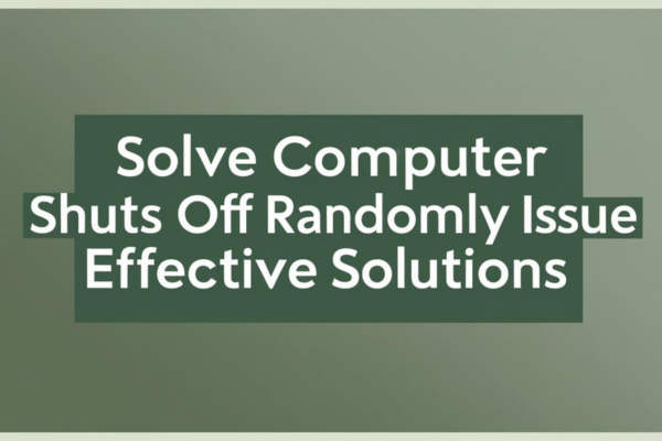 computer shuts off randomly