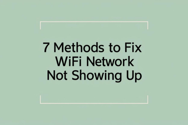 wifi network not showing up