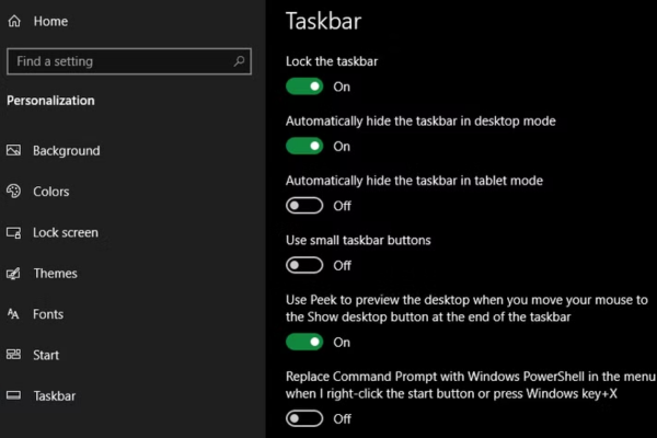 windows taskbar not working