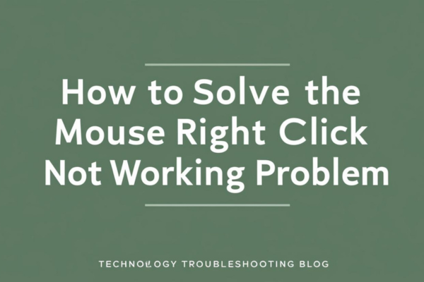mouse right click not working