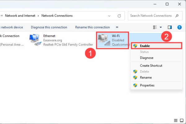 my laptop won't connect to wifi