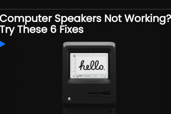 computer speakers not working