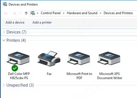 device-and-printers