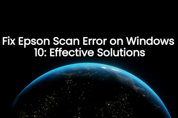 epson scan error