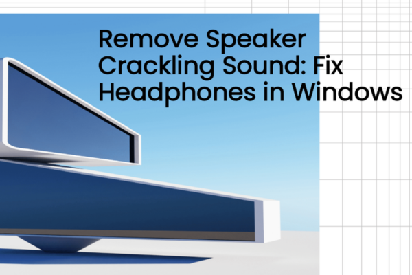 remove speaker crackling sound