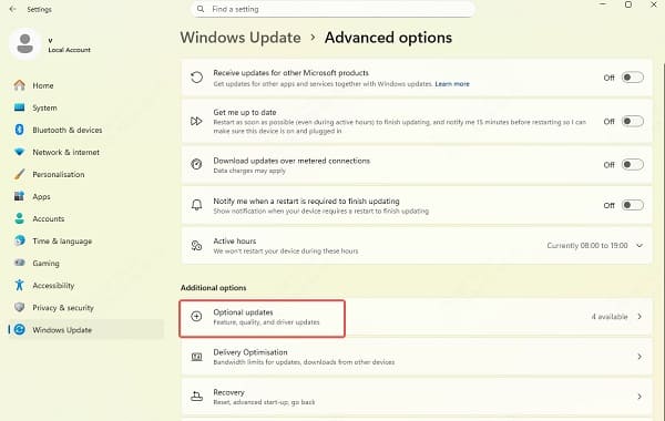 navigate-to-optional-updates