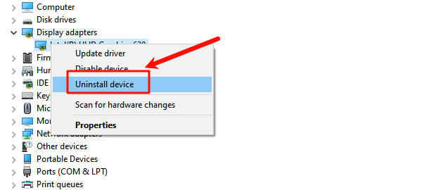 select-uninstall-device