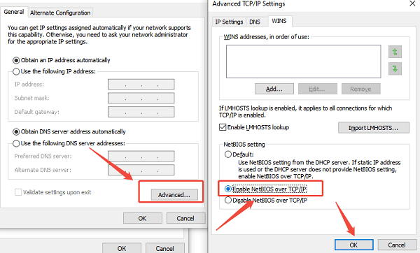 enable-NetBIOS-Over-TCP/IP enable-NetBIOS-Over-TCP/IP