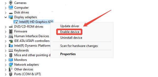 select-enable-device select-enable-device
