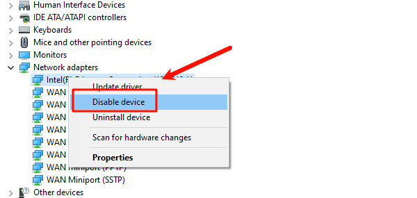 disable-device disable-device