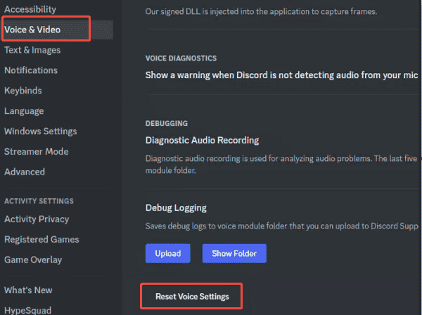 click-reset-voice-settings