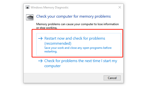 run-windows-memory-diagnostic run-windows-memory-diagnostic