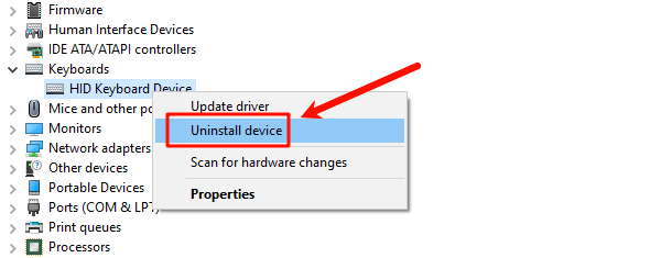 select-uninstall-device