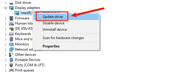 select-update-driver