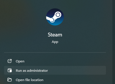 run-steam-as-an-administrator