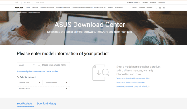 asus-download-center