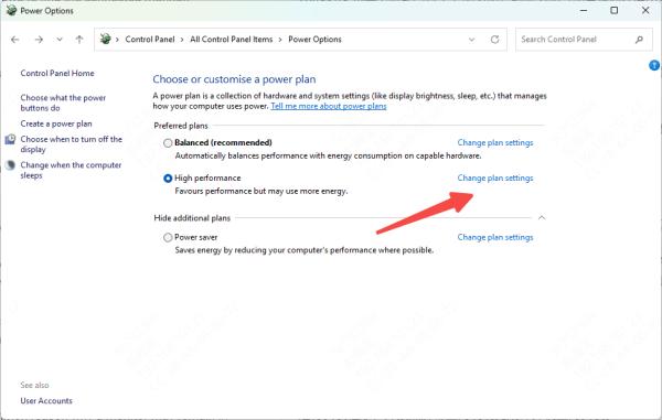 power-setting